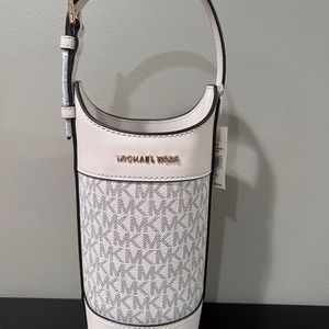 NWT leather Michael Kors wine tote